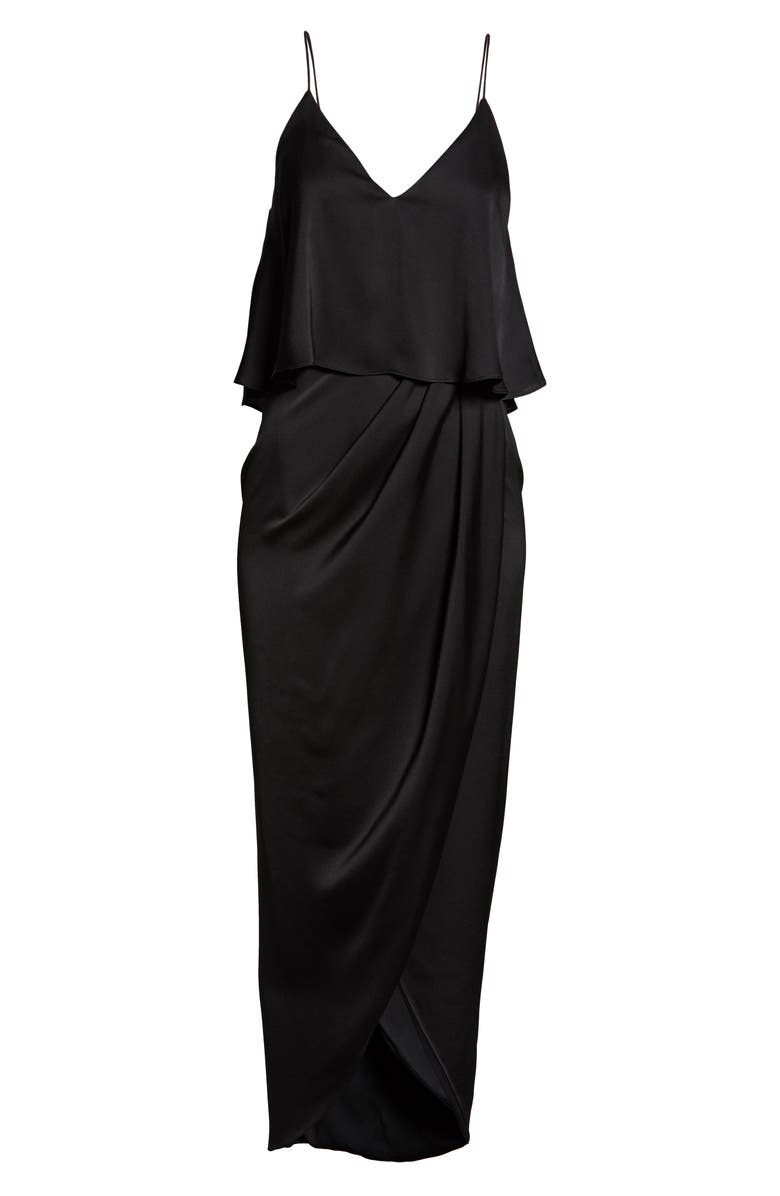 Shona Joy Luxe Frill Tulip Hem Maxi Dress, Alternate, color,