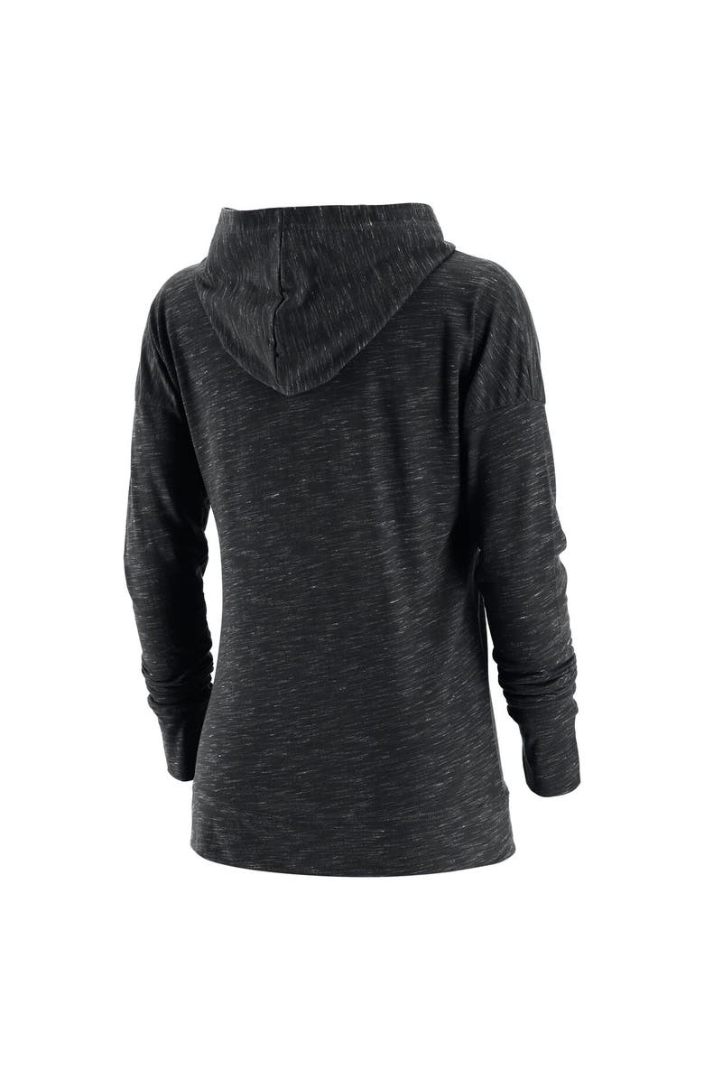 ADPRO Sports Women's Black New England Black Wolves Primary Logo Full-Zip Hoodie, Alternate, color, 