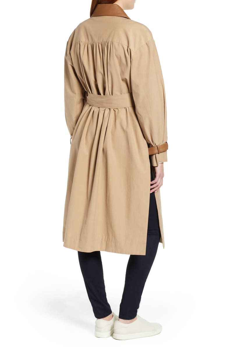 Sosken Grace Oversize Twill Trench Coat, Alternate, color,