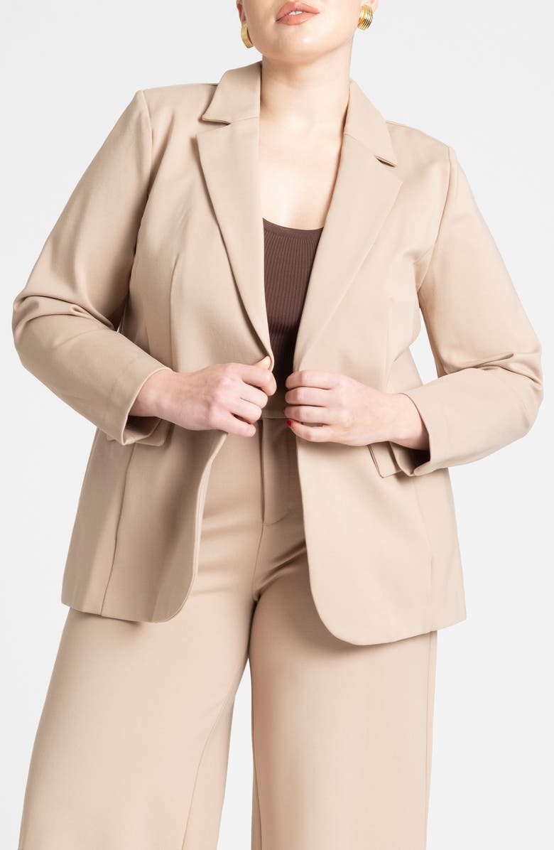 ELOQUII 9-to-5 Stretch Blazer, Main, color,