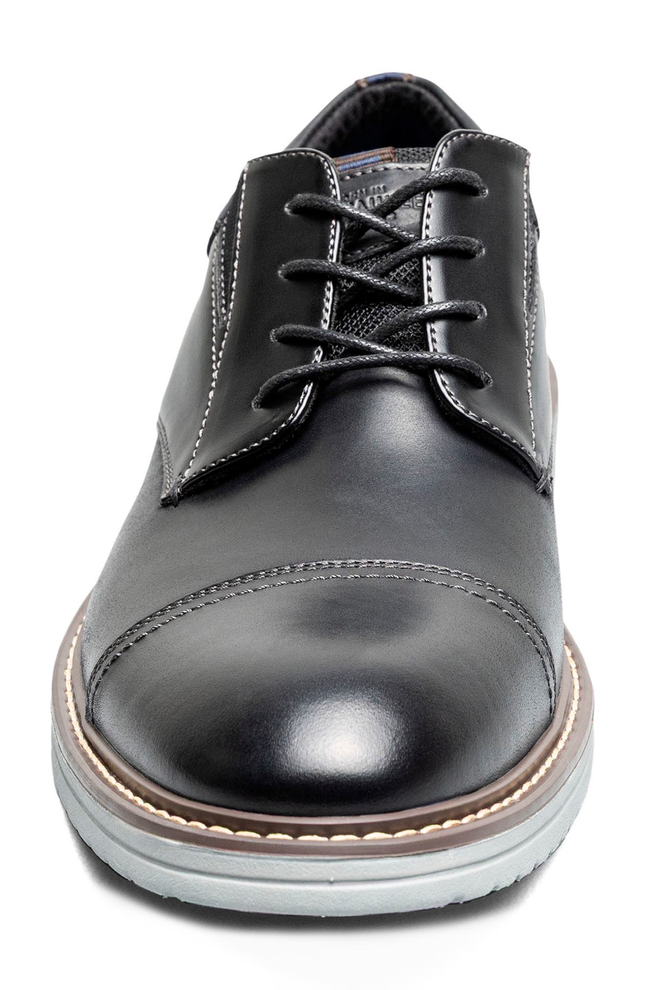 Griff Cap Toe Oxford - Wide Width Available, Alternate, color, BLACK MULTI