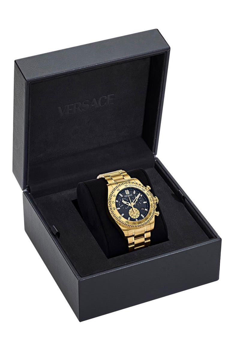 Chrono X Chronograph Bracelet Watch, 44mm, Alternate, color, IP YELLOW GOLD
