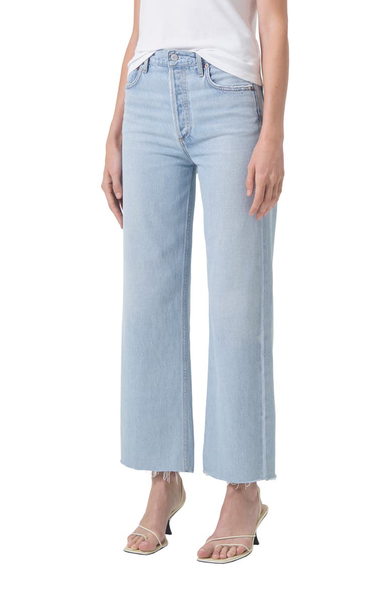 Ren High Waist Wide Leg Jeans, Alternate, color, SMASH