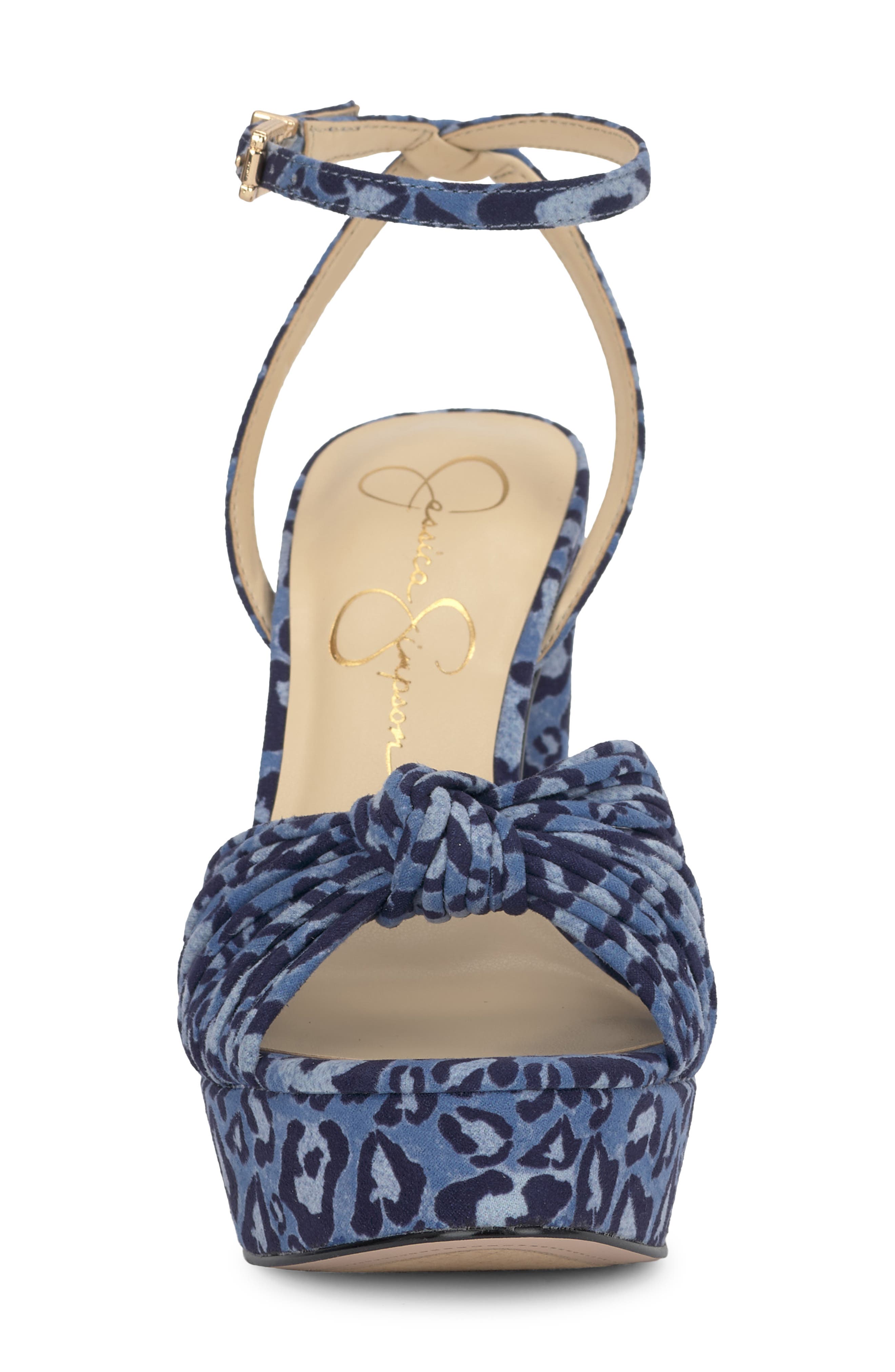 Immie Platform Sandal, Alternate, color, BLUE PRINT