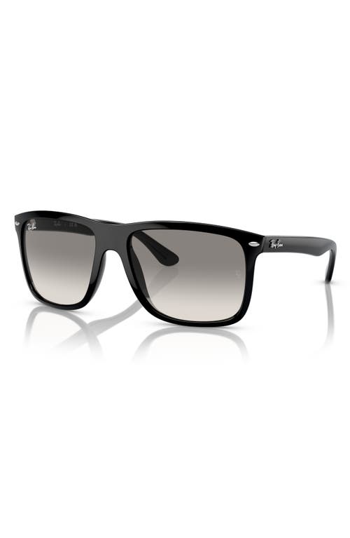 Ray Ban Ray-ban 60mm Gradient Square Sunglasses In Black