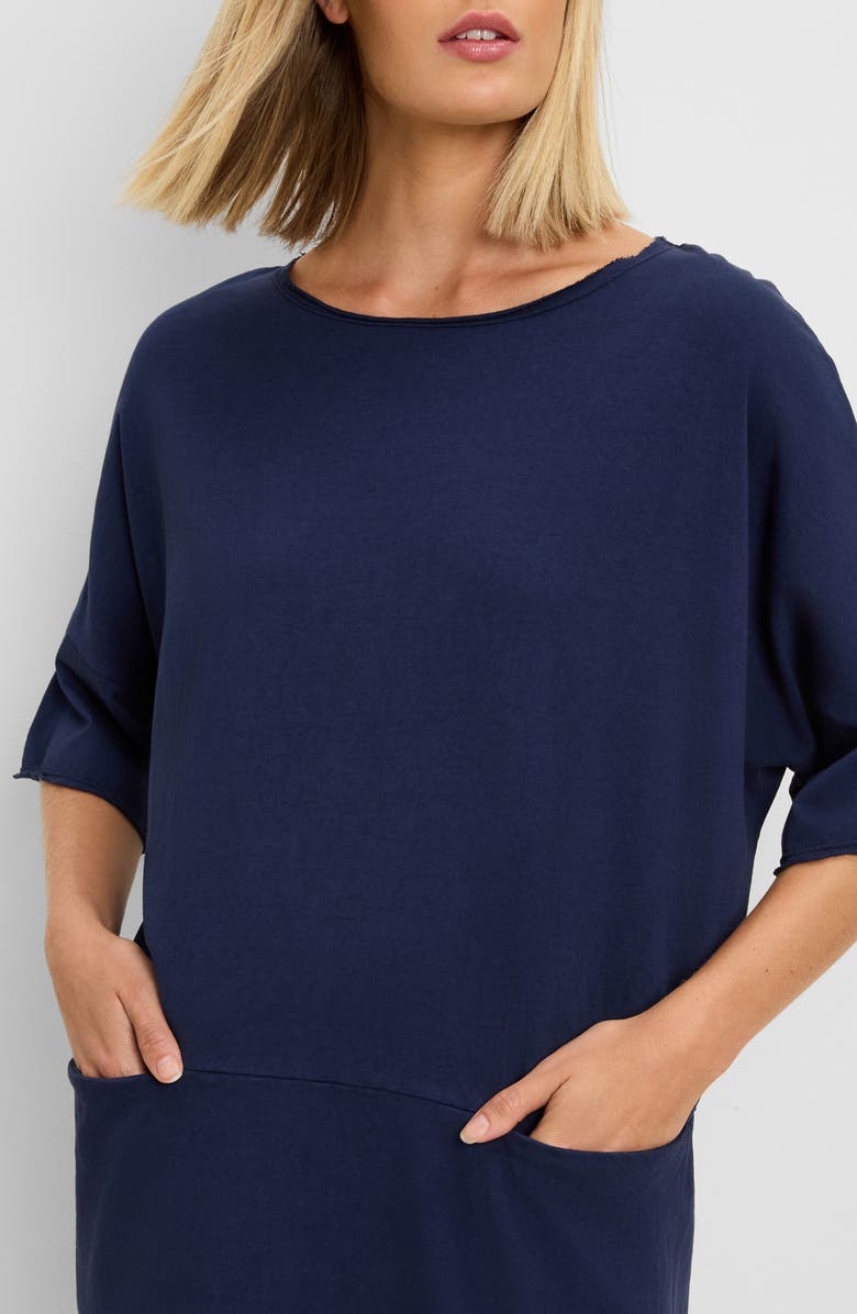 Michael Stars Tasmin Oversize T-Shirt Dress, Alternate, color, Nocturnal