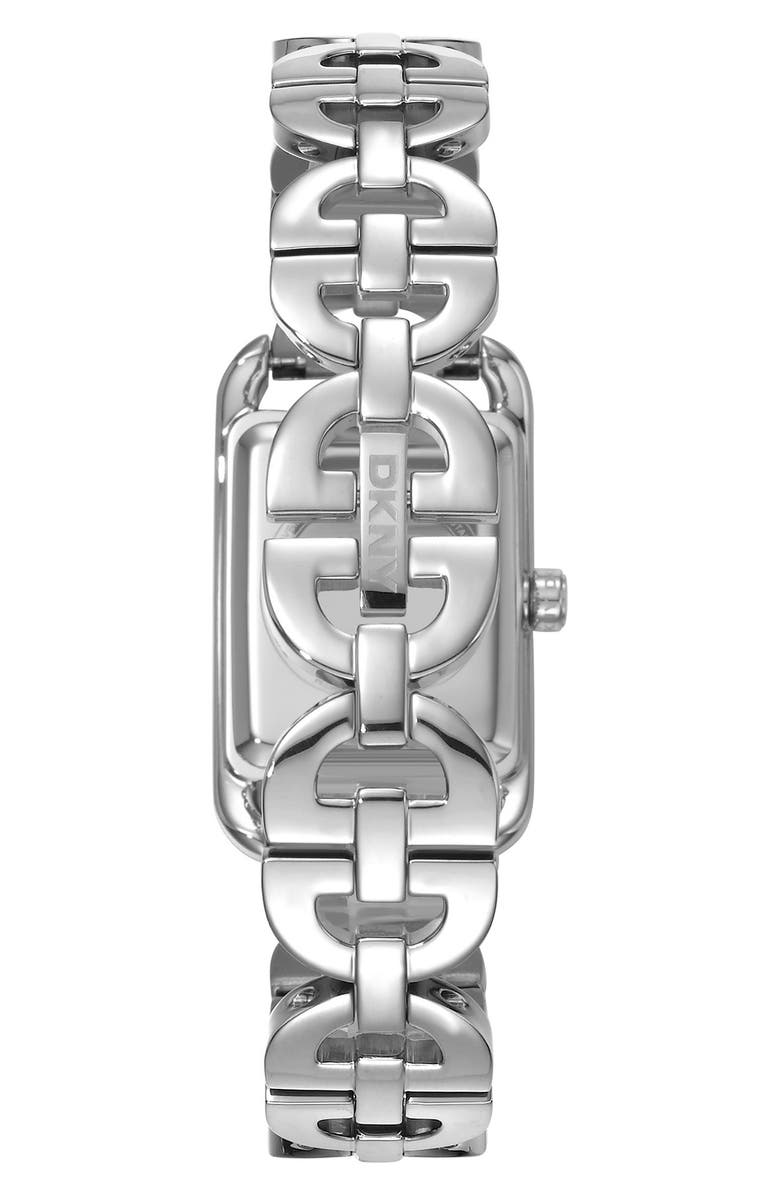 DKNY L 142 Bracelet Watch, Alternate, color, Black/ Silver