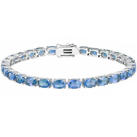 Oval Cut Tennis Bracelet
