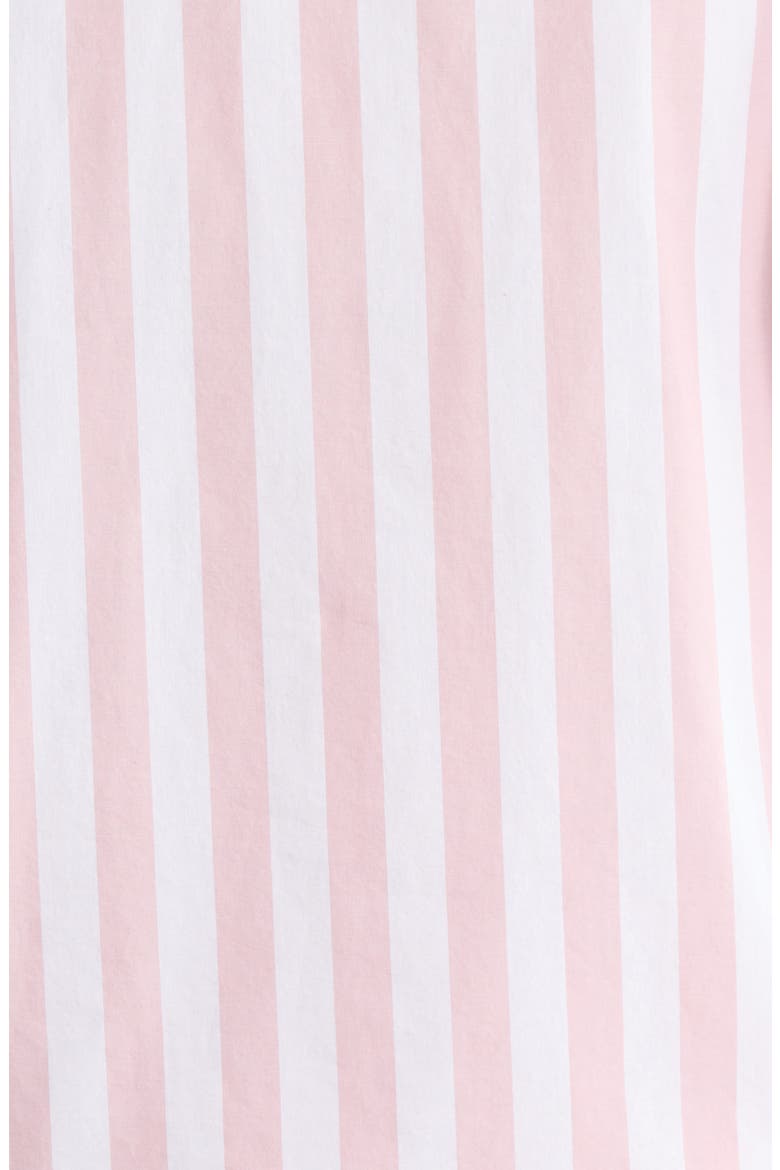 Classic Short Cotton Pajamas, Alternate, color, WHITE- PINK AWNING STRIPE