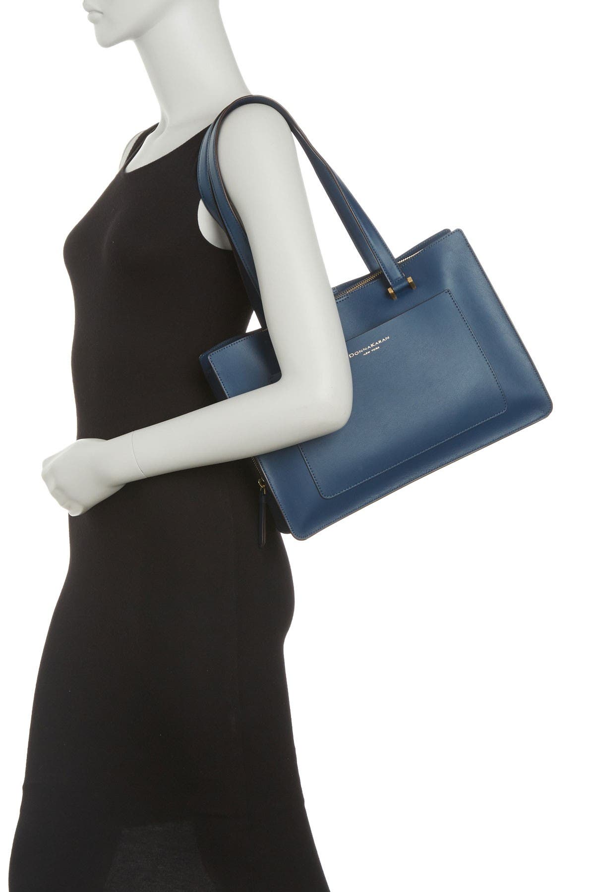 Donna Karan New York Karla Leather Tote, Alternate, color, 