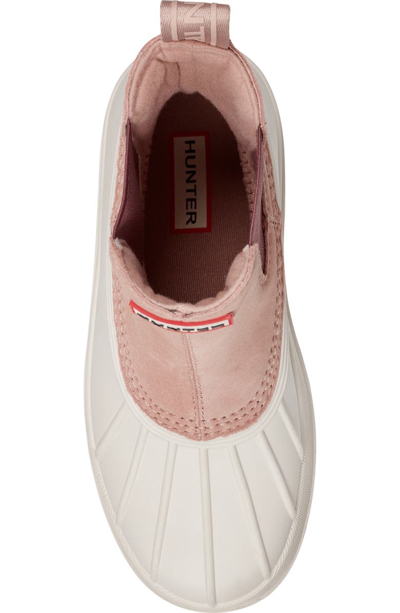 Hunter Sutton Waterproof Duck Boot, Alternate, color, Whitby Sand/ Rococo Blush