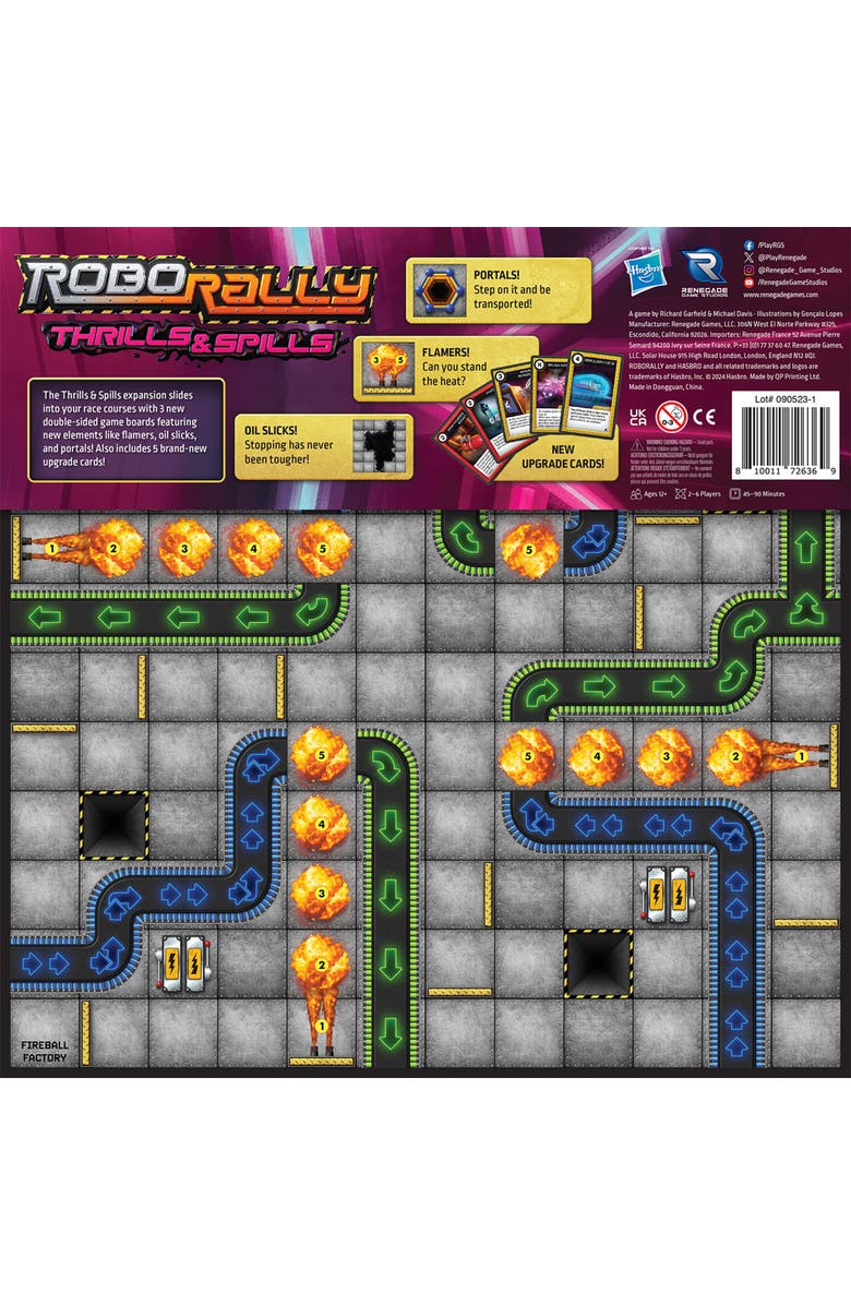 Renegade Game Studios Thrills & Spills Expansion, Alternate, color, Multicolored