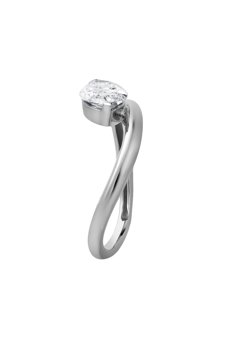 Naia 1 Ct Marquise Lab Grown Diamond Engagement Ring, Alternate, color, 14K White Gold