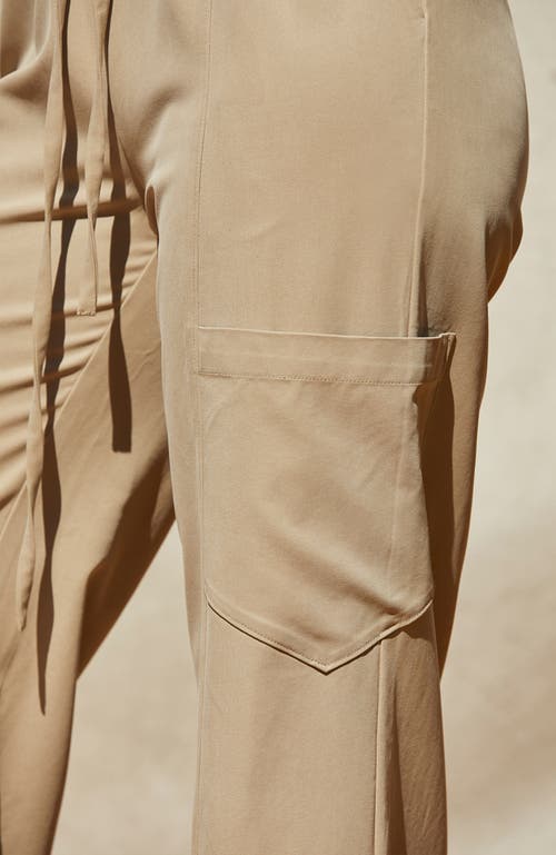 CRESCENT CRESCENT PULL ON TENCEL BLEND PANTS