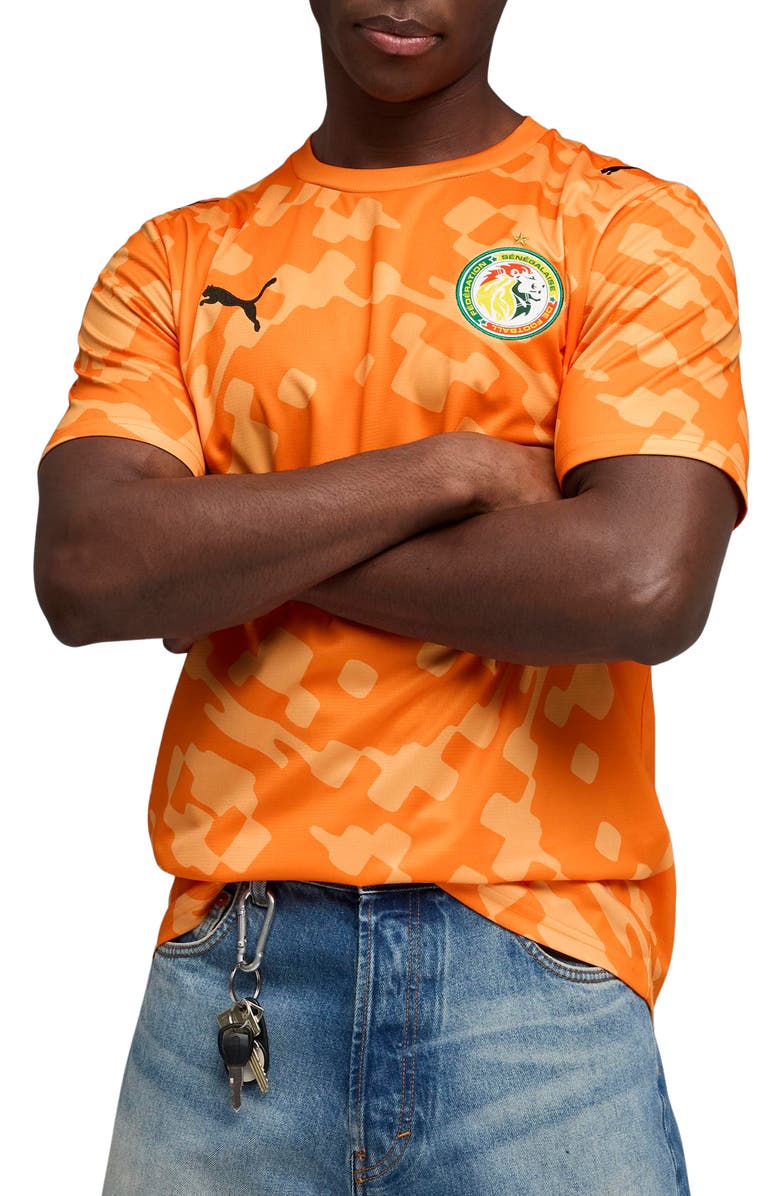 PUMA x FSF x Salehe Bembury Jersey, Main, color, Vermillion/ Orange Glo