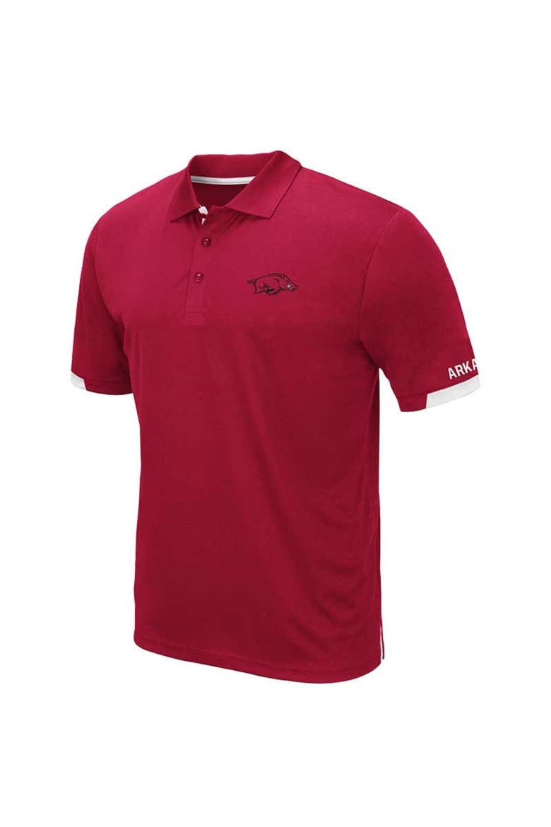 Men's Colosseum Cardinal Arkansas Razorbacks Big & Tall Santry Polo, Alternate, color, Cardinal