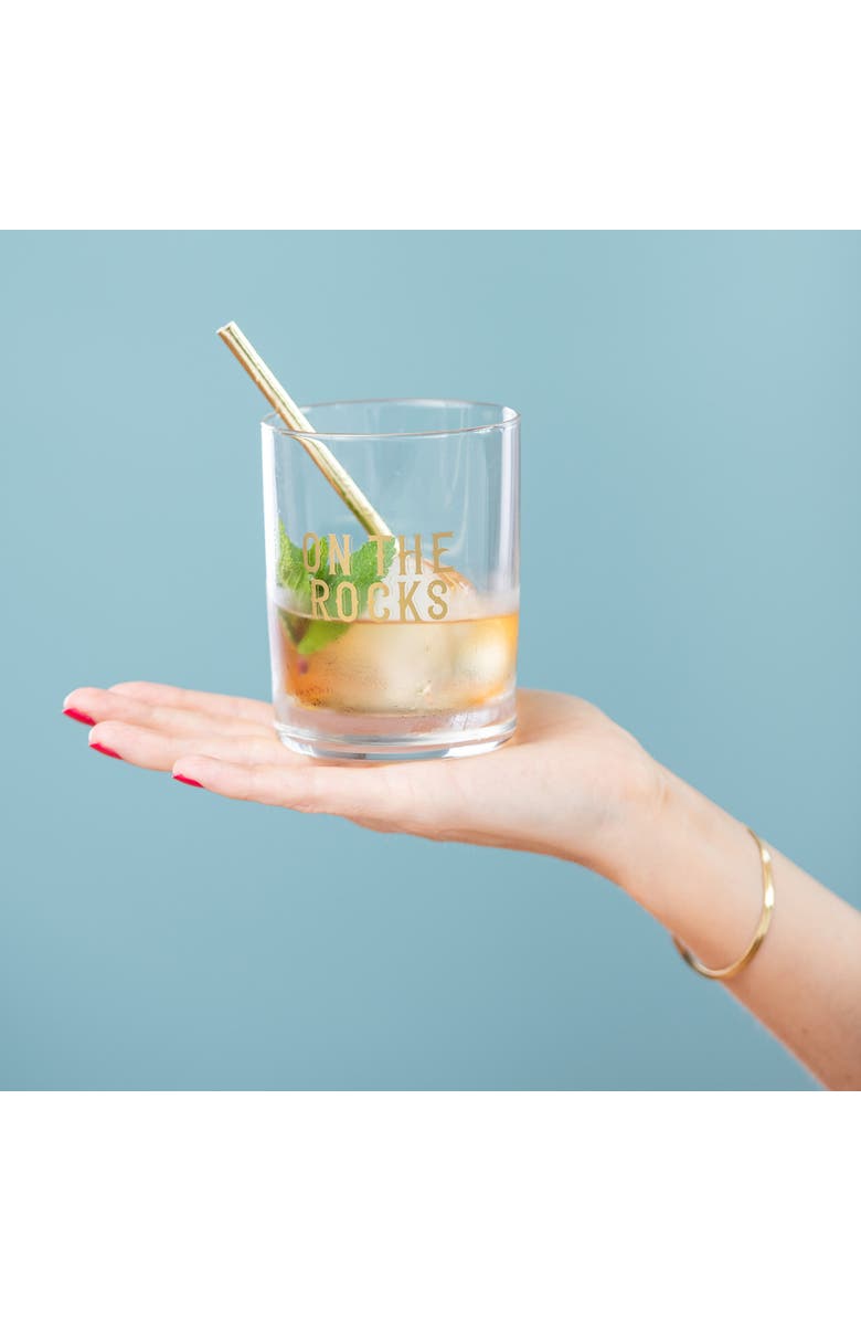 Totalee Gift On The Rocks Rocks Glass Clear 10 oz, Alternate, color, Clear