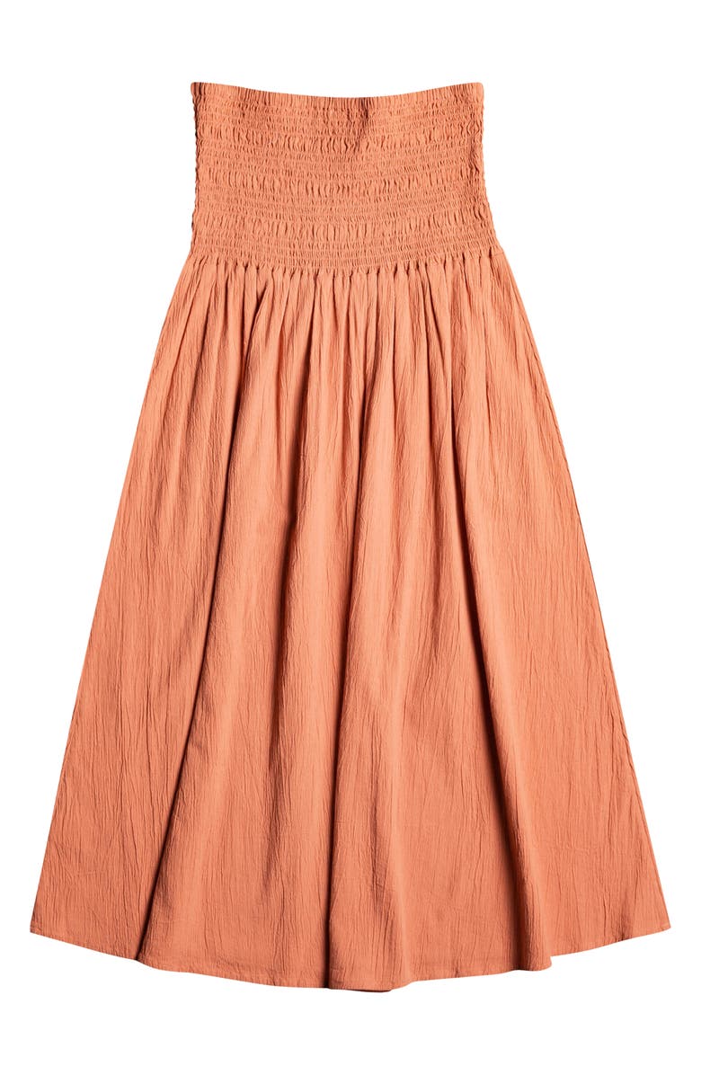 Roxy Cute Smocked Waist Maxi Skirt, Alternate, color, 