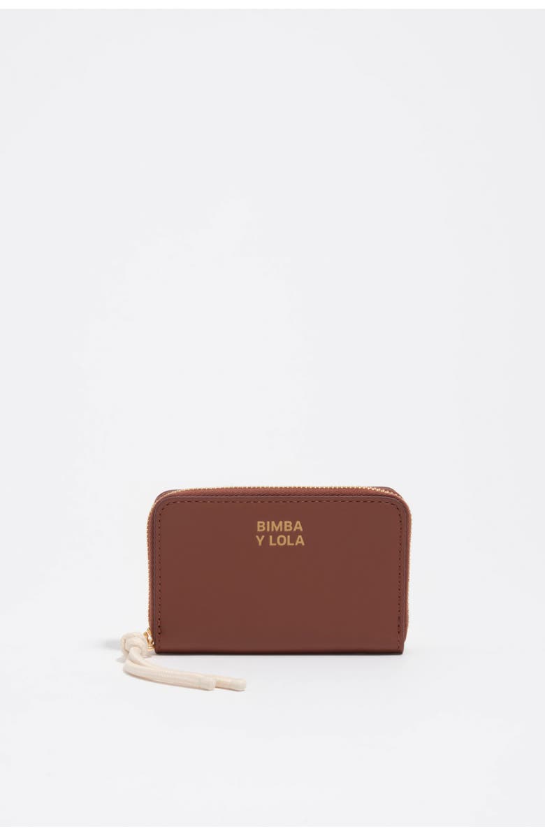 Bimba y Lola Small Flap Purse, Main, color, Nut