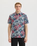 Salt Life Sailfish Blossom Woven Shirt