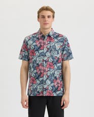 Salt Life Sailfish Blossom Woven Shirt