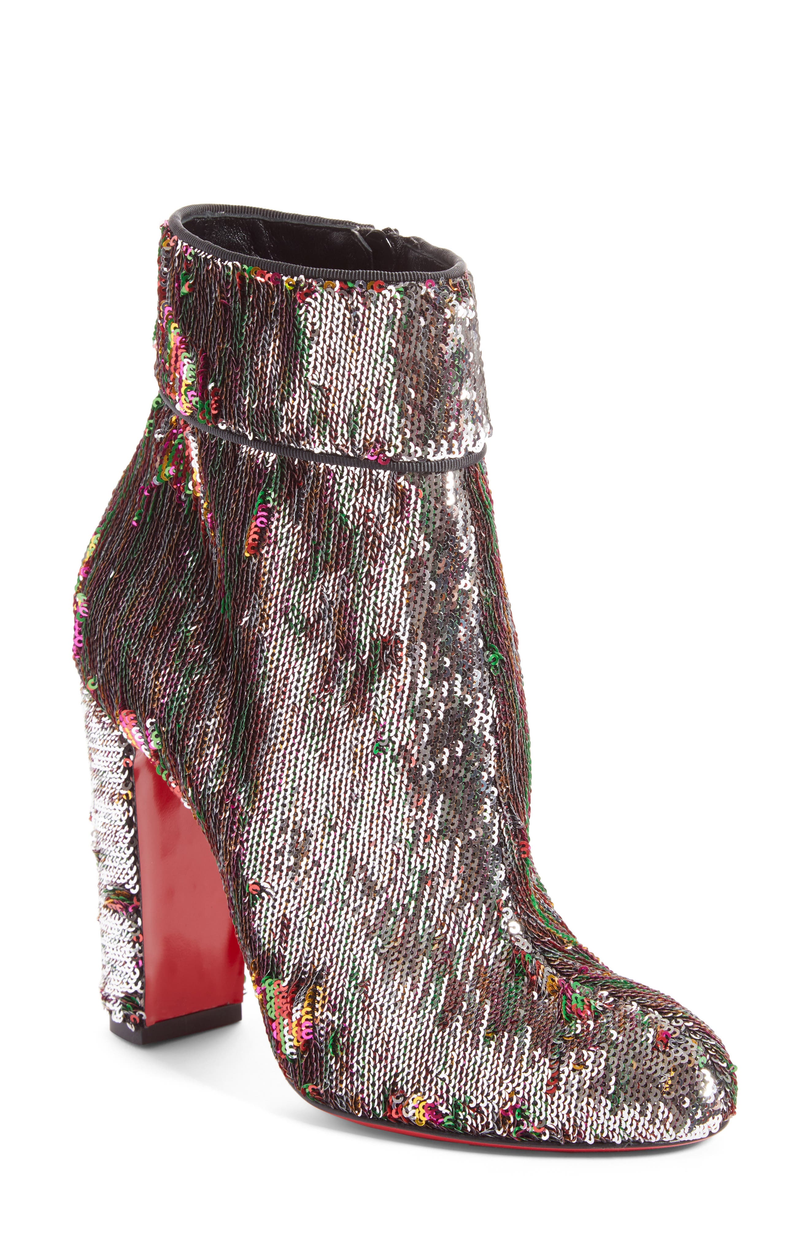 Unicorn Moulamax Sequin Bootie, Main, color, SILVER SEQUIN