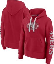 FANATICS Women's Fanatics  Scarlet San Francisco 49ers Elements Next Pullover Hoodie