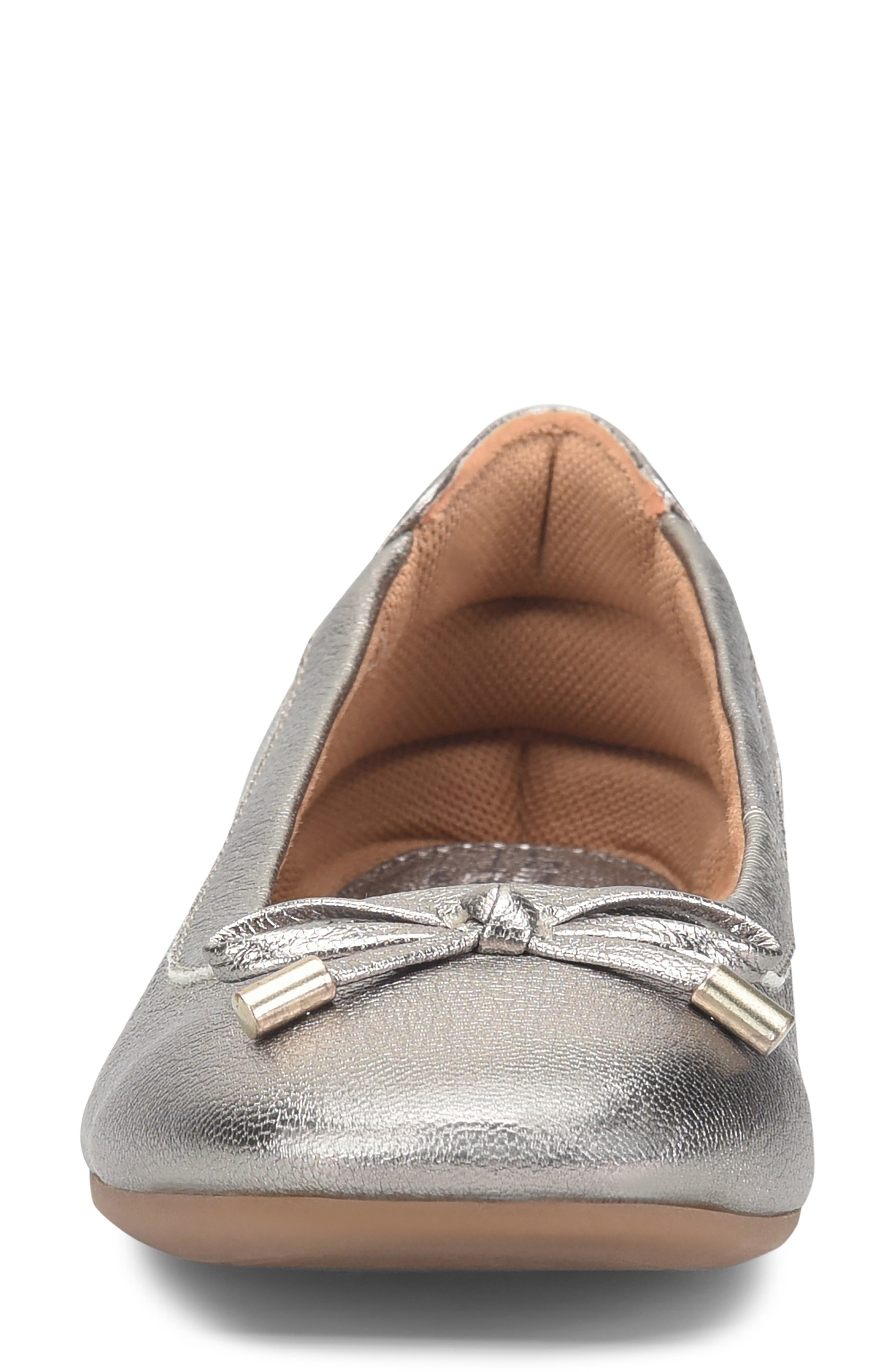 Comfortiva Keegan Ballet Flat, Alternate, color, Grey-Gold