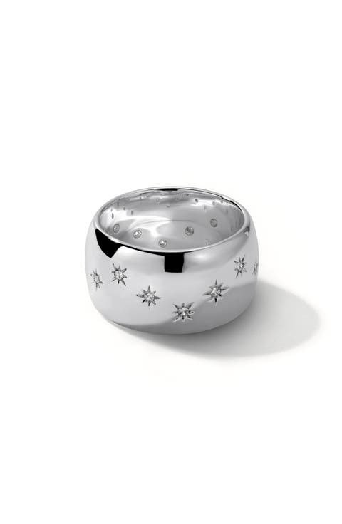 Celeste Crystal Star Band Ring