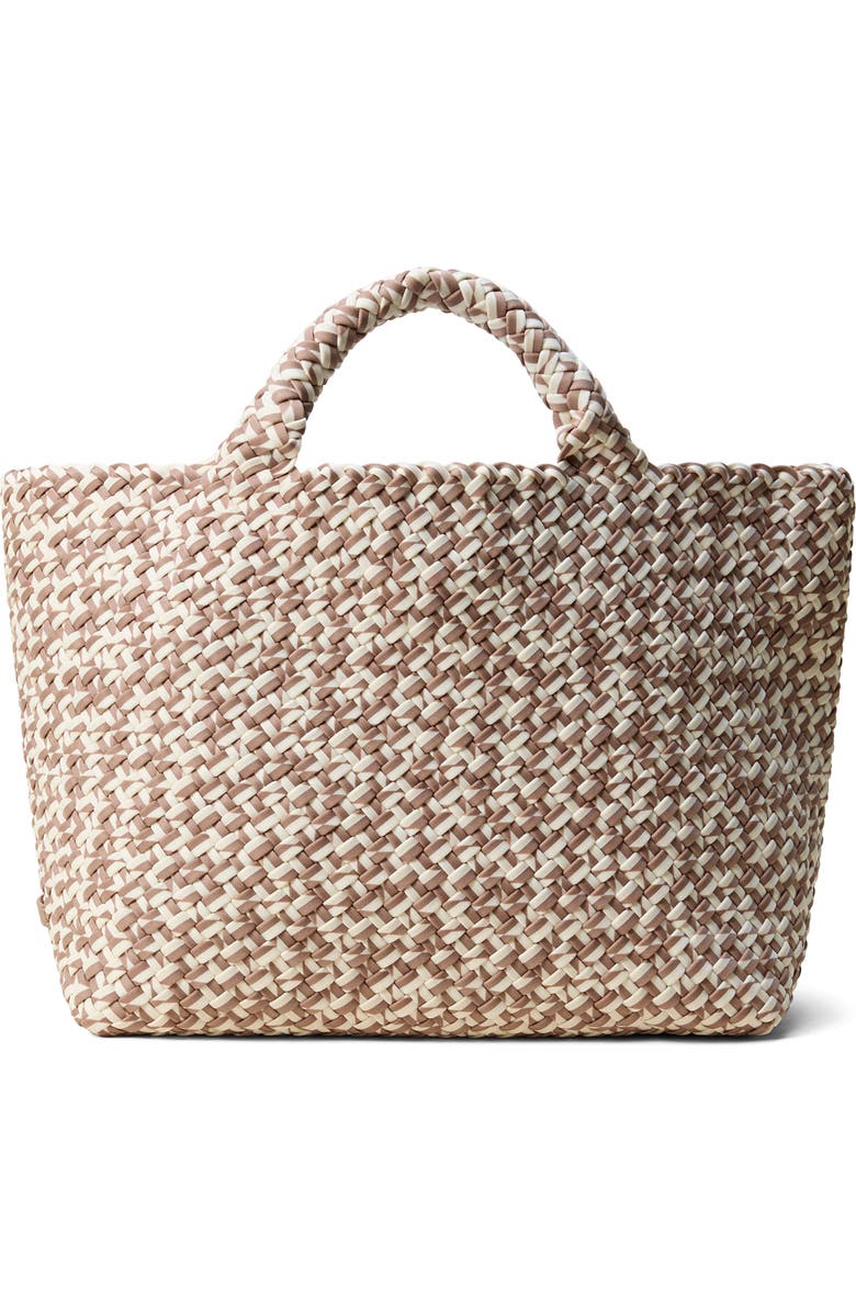 NAGHEDI Medium St. Barths Prism Tote, Main, color, Flax