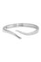 Cubic Zirconia Pavé Bypass Cuff Bracelet