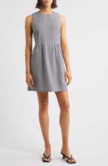 Charles Henry Sleeveless Minidress