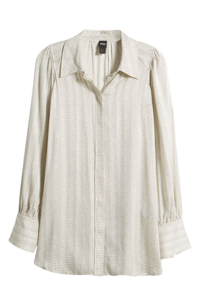 BOSS Beatana Microprint Button-Up Shirt, Alternate, color, 