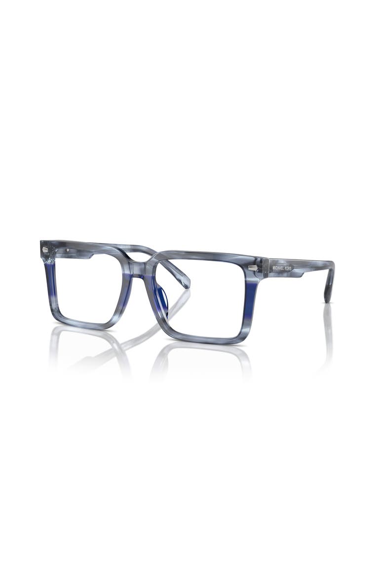 54mm Square optical glasses, Main, color, Blue