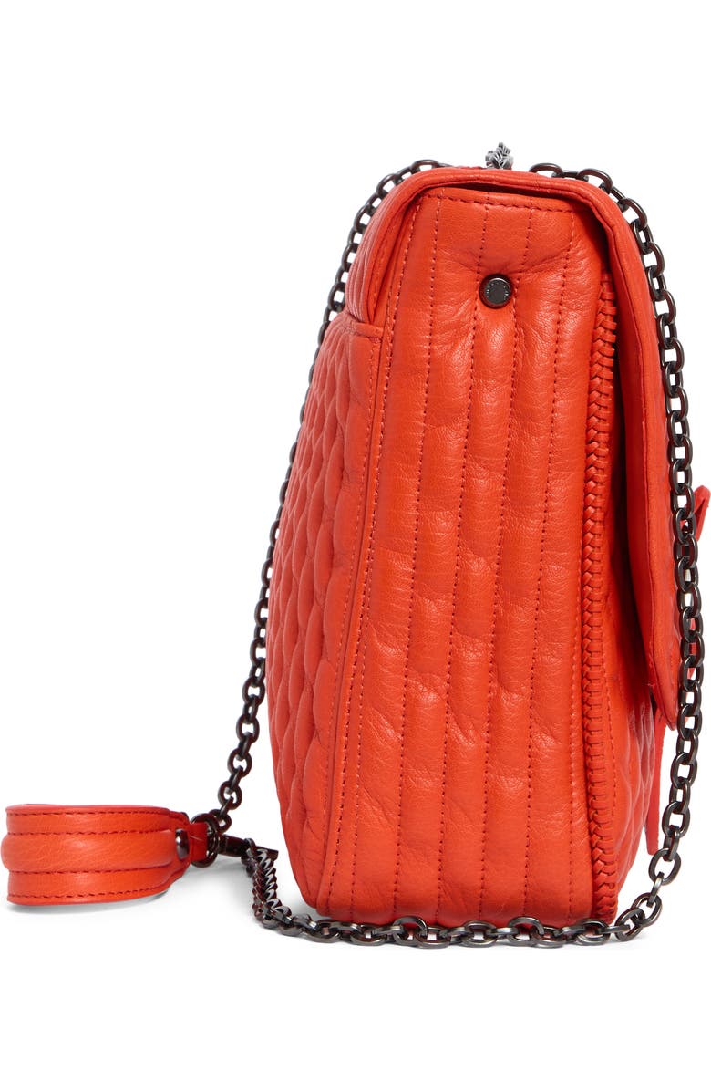 Longchamp Amazone Large Quilted Leather Crossbody Bag, Alternate, color, Poppy