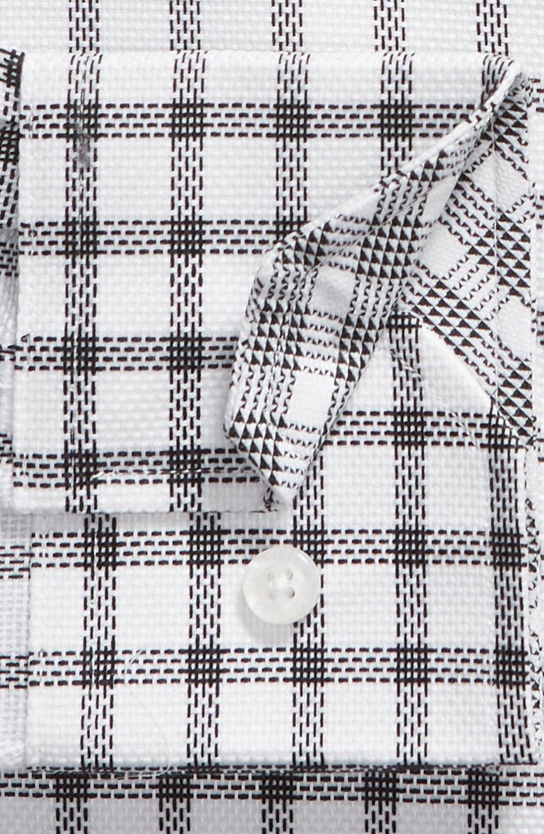 English Laundry Trim Fit Plaid Dress Shirt, Alternate, color, 