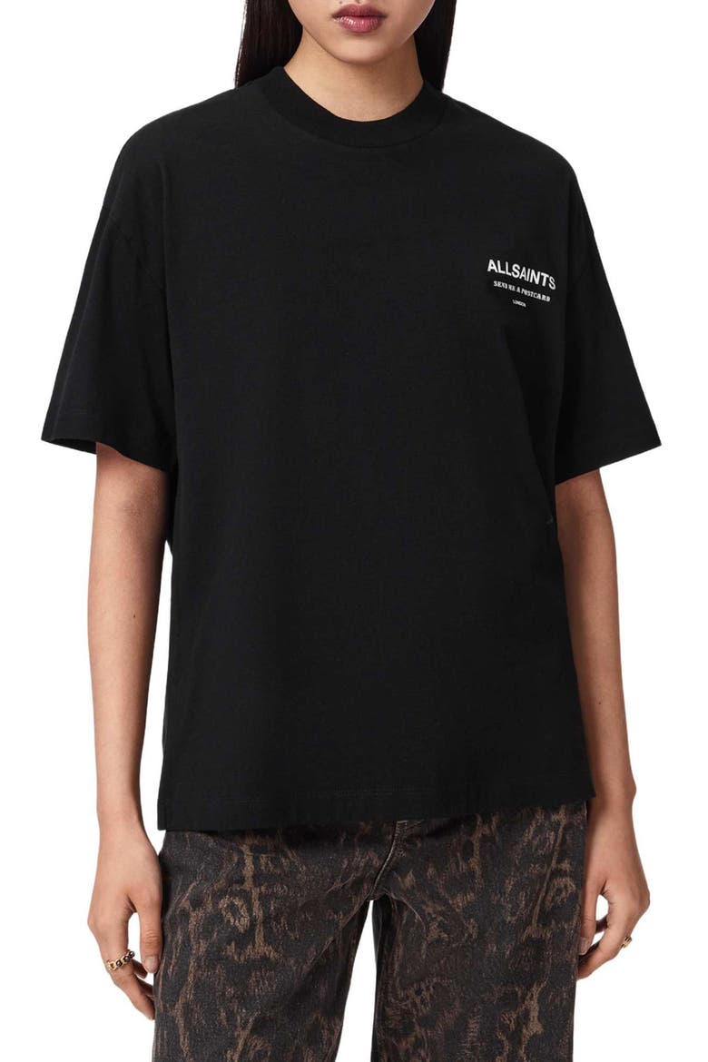 Dreamer Etta Oversize Cotton Graphic T-Shirt, Alternate, color, BLACK