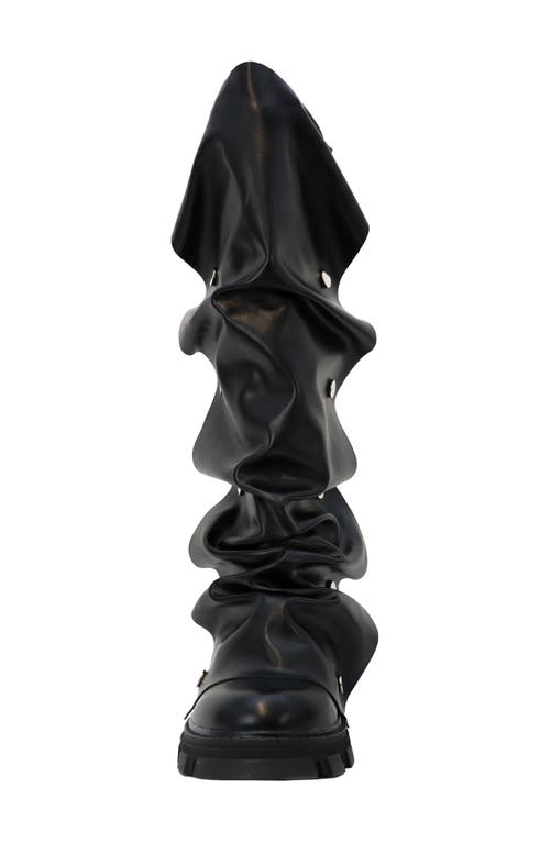 Yoki Slouch Knee High Boot In Black