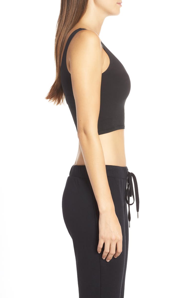 Groceries Apparel Fitted Crop Tank, Alternate, color, 