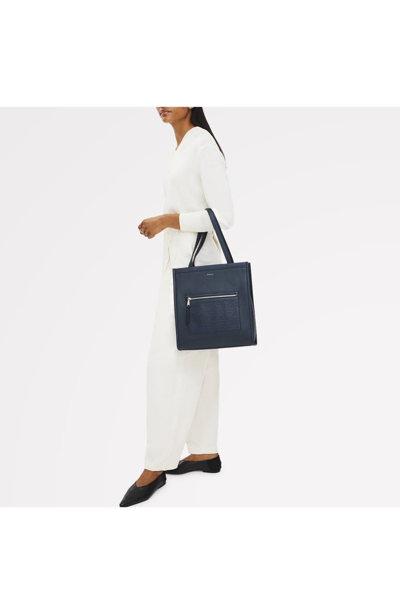 Radley Alba Place - Logo Medium Ziptop Tote Bag, Alternate, color, Ink