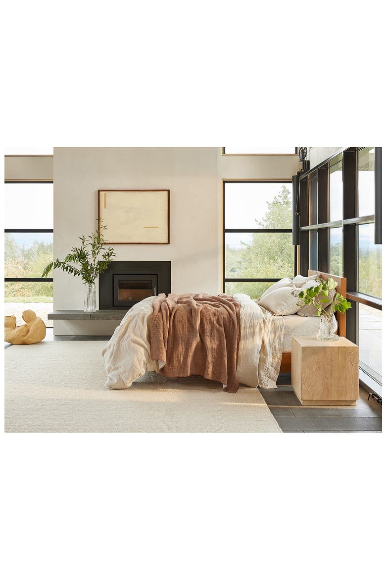 Cozy Organic Cotton Blanket, Alternate, color, SIENNA