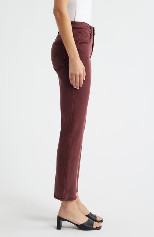 City Blues Dover Straight Leg Jeans In Brown