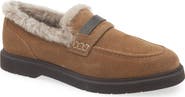 Brunello Cucinelli Monili Trim Genuine Shearling Lined Loafer