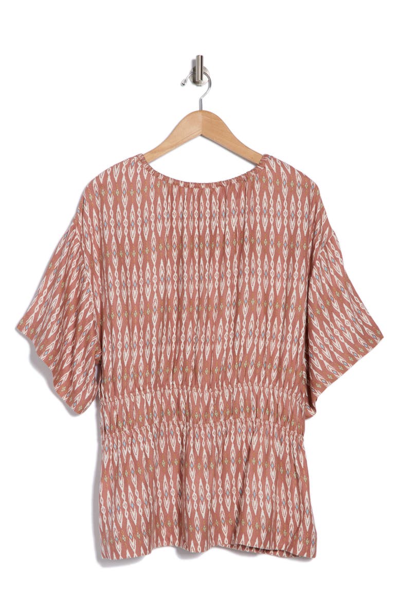 Joie Renae Tie Keyhole Peplum Top, Alternate, color,