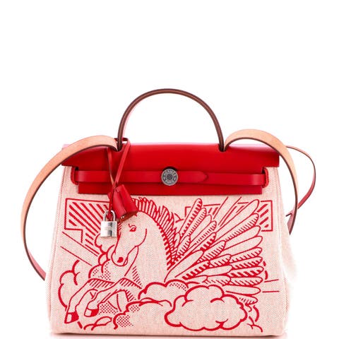 Herbag Zip Pegase Pop Toile and Leather 31