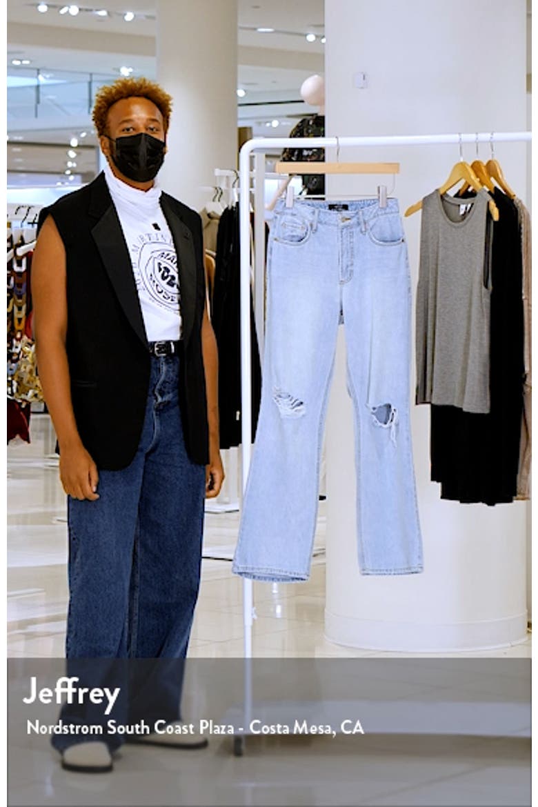 Oden Ripped High Waist Wide Leg Jeans video