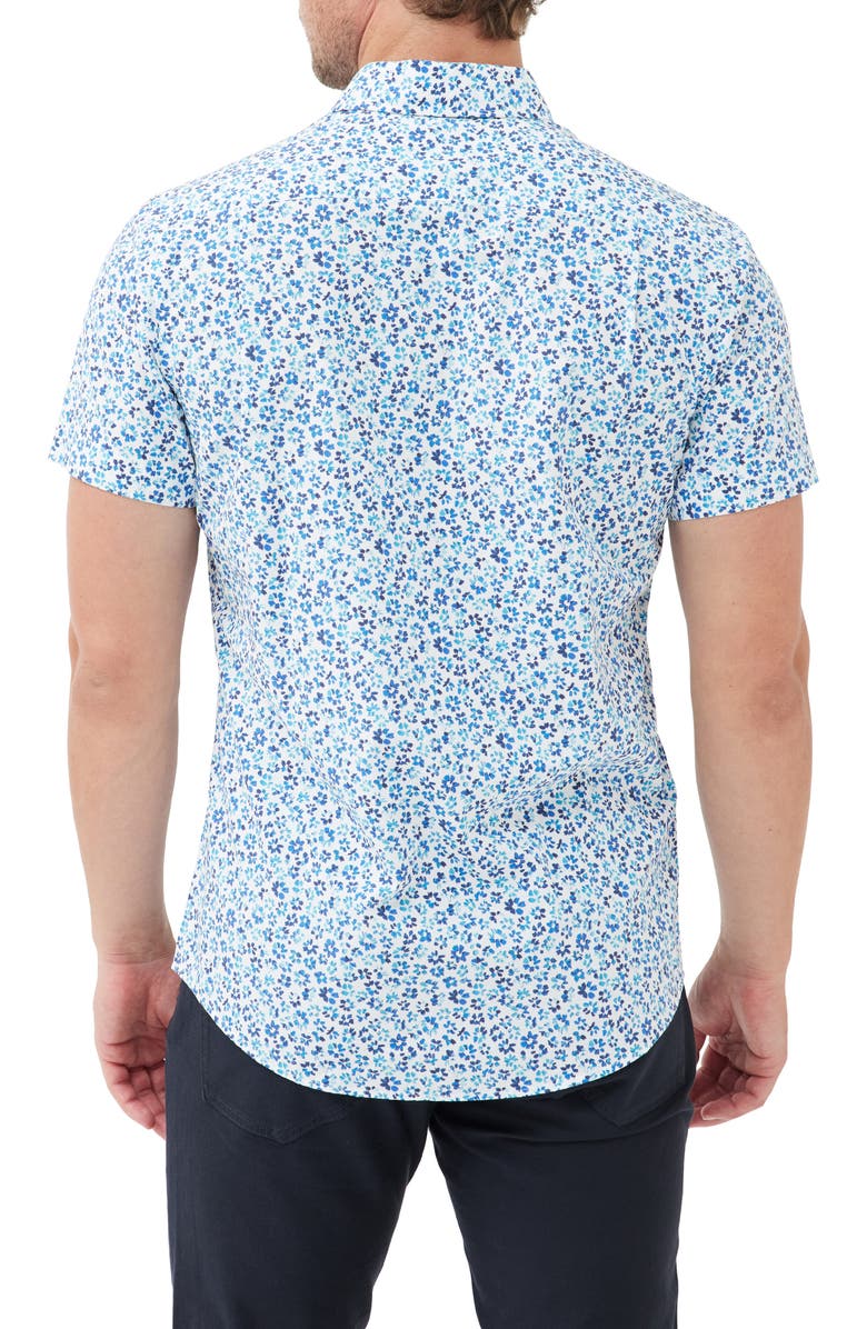 Rodd & Gunn Upper Junction Floral Short Sleeve Button-Up Shirt, Alternate, color,
