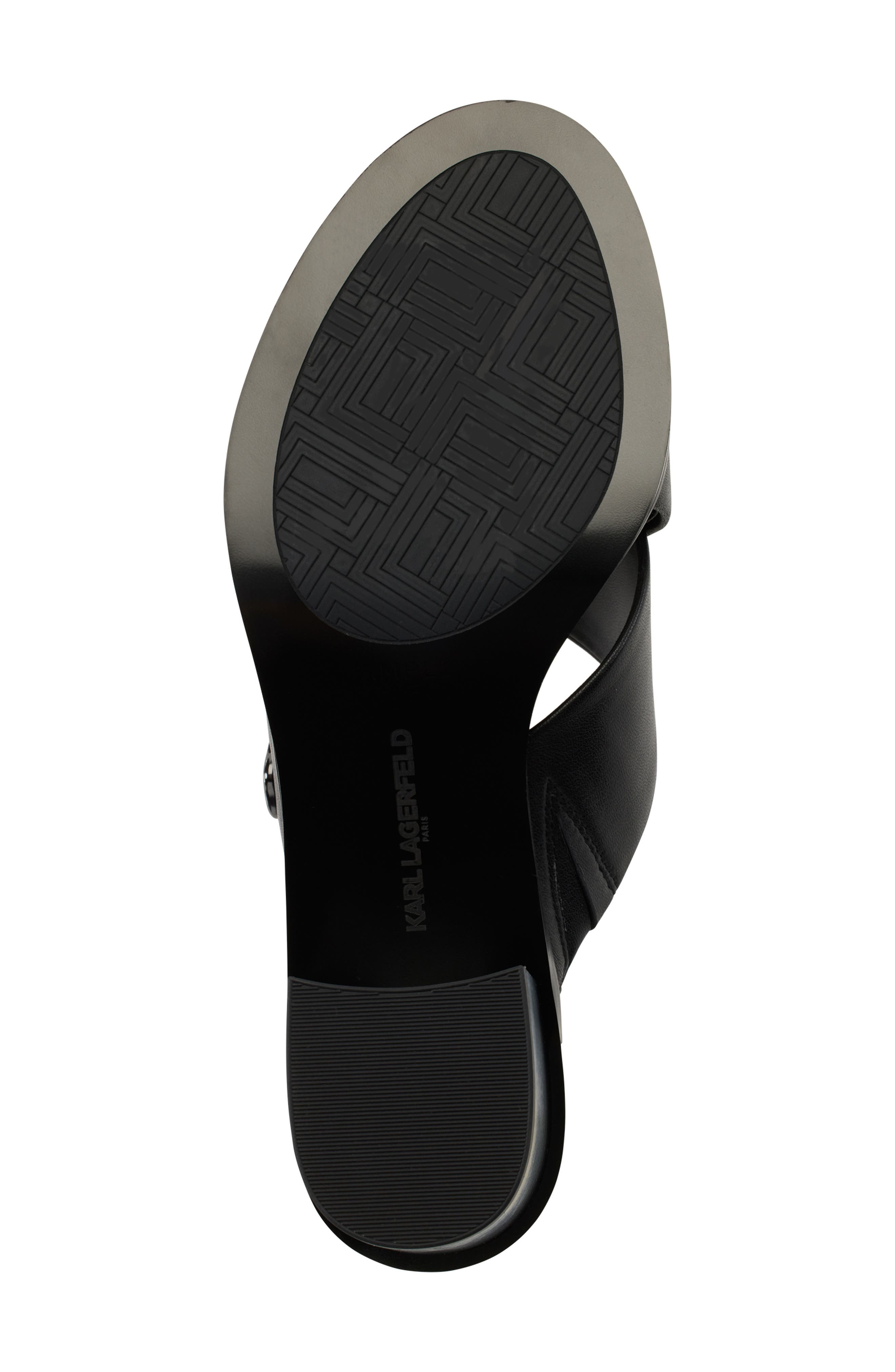 KARL LAGERFELD PARIS Henryk Criscross Slide Sandal, Alternate, color, 