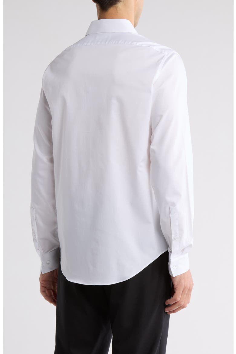 Lasting Color Slim Fit Dress Shirt, Alternate, color, WHITE