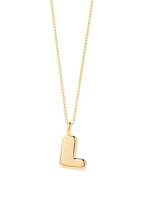 Letter Necklace - Bubble Letter Necklace
